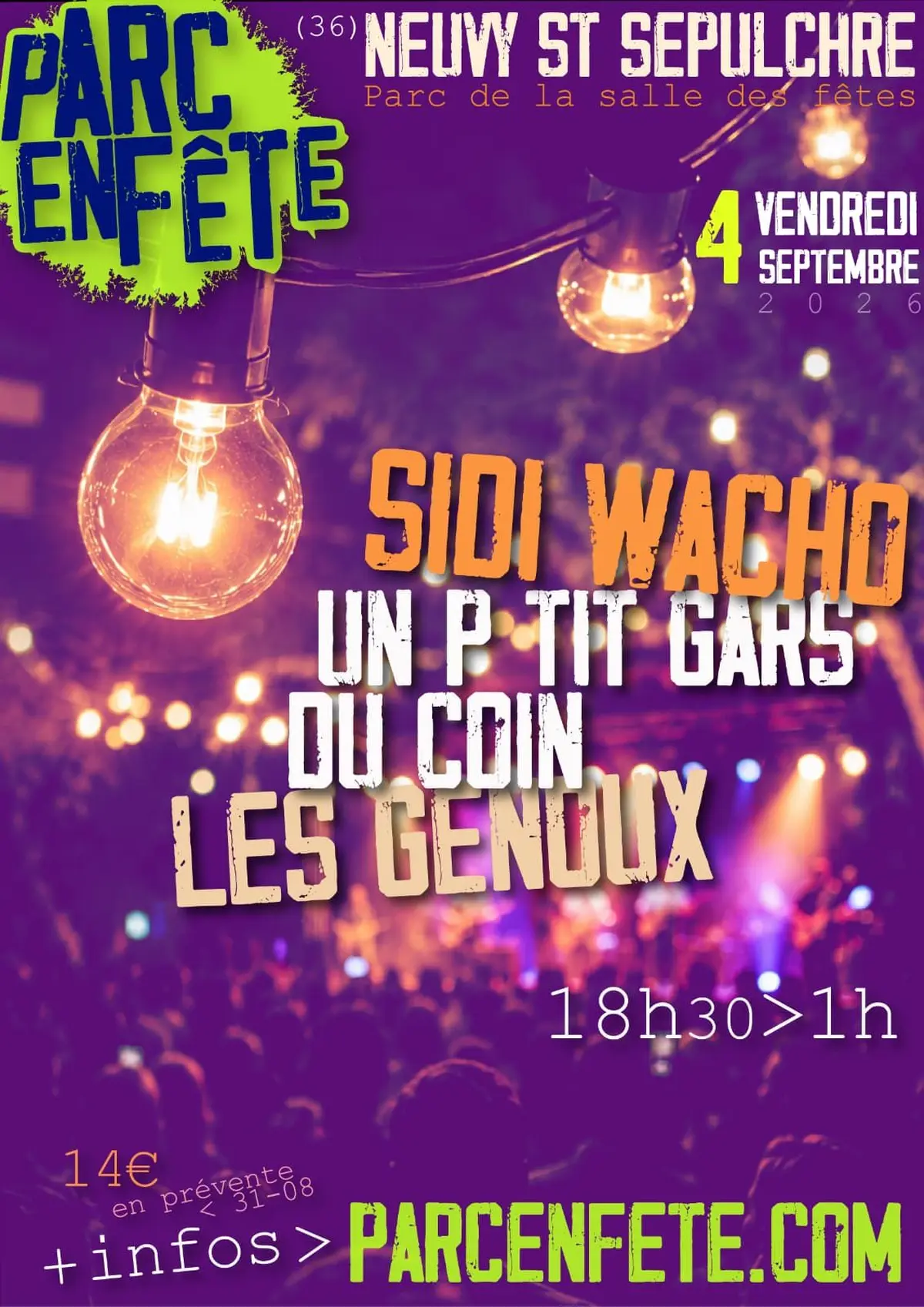 Parc en f&ecirc;te 2026