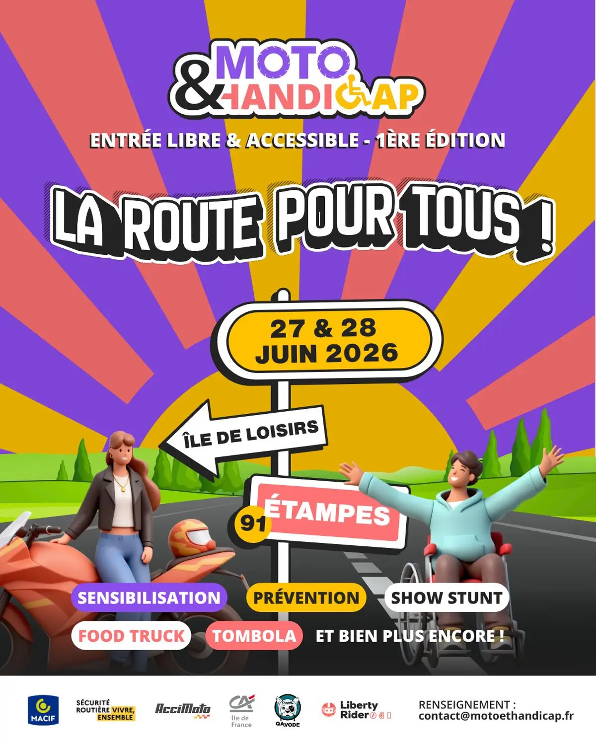 Moto et Handicap : La route pour tous !