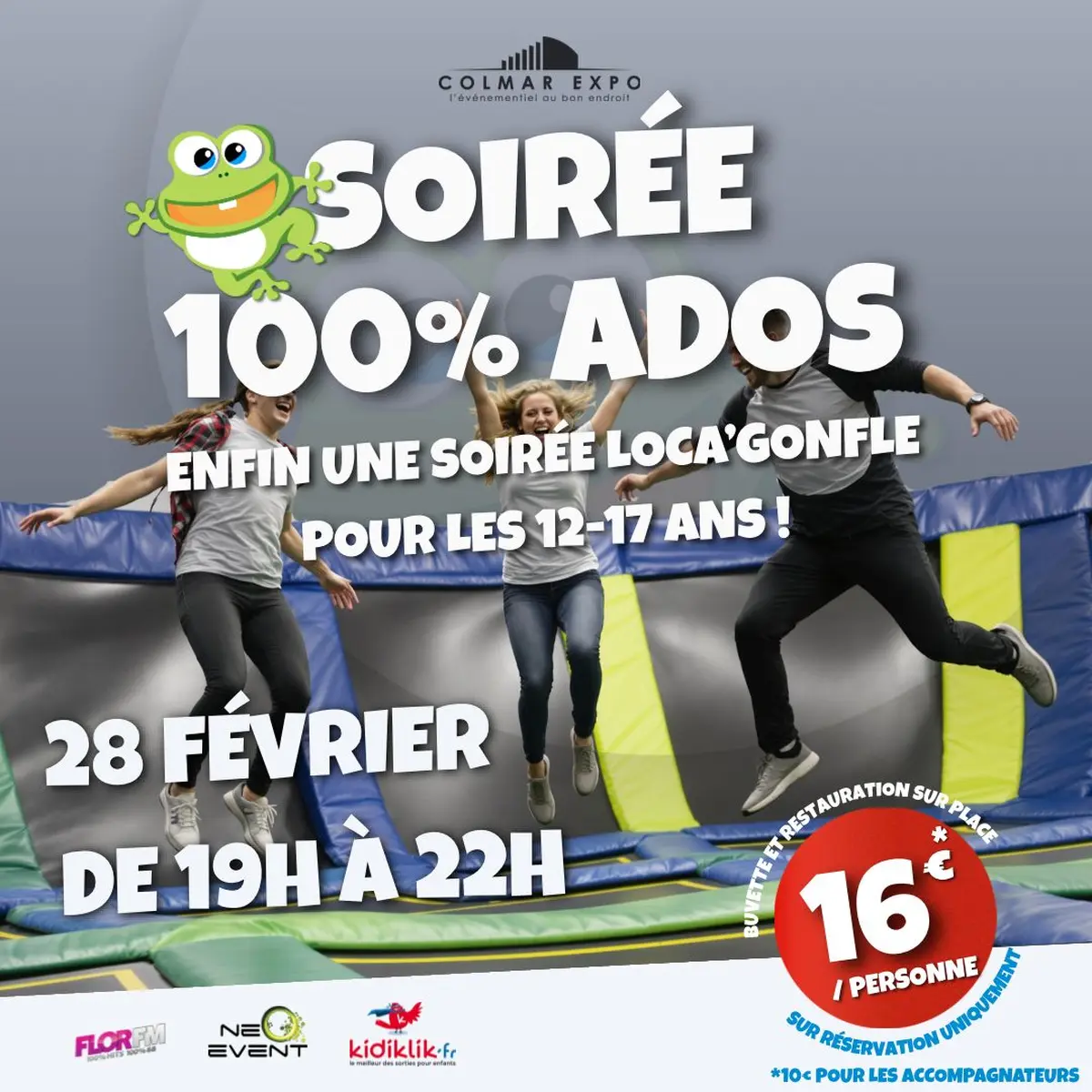 Soir&eacute;e Ados Loca'gonfle le 28/02