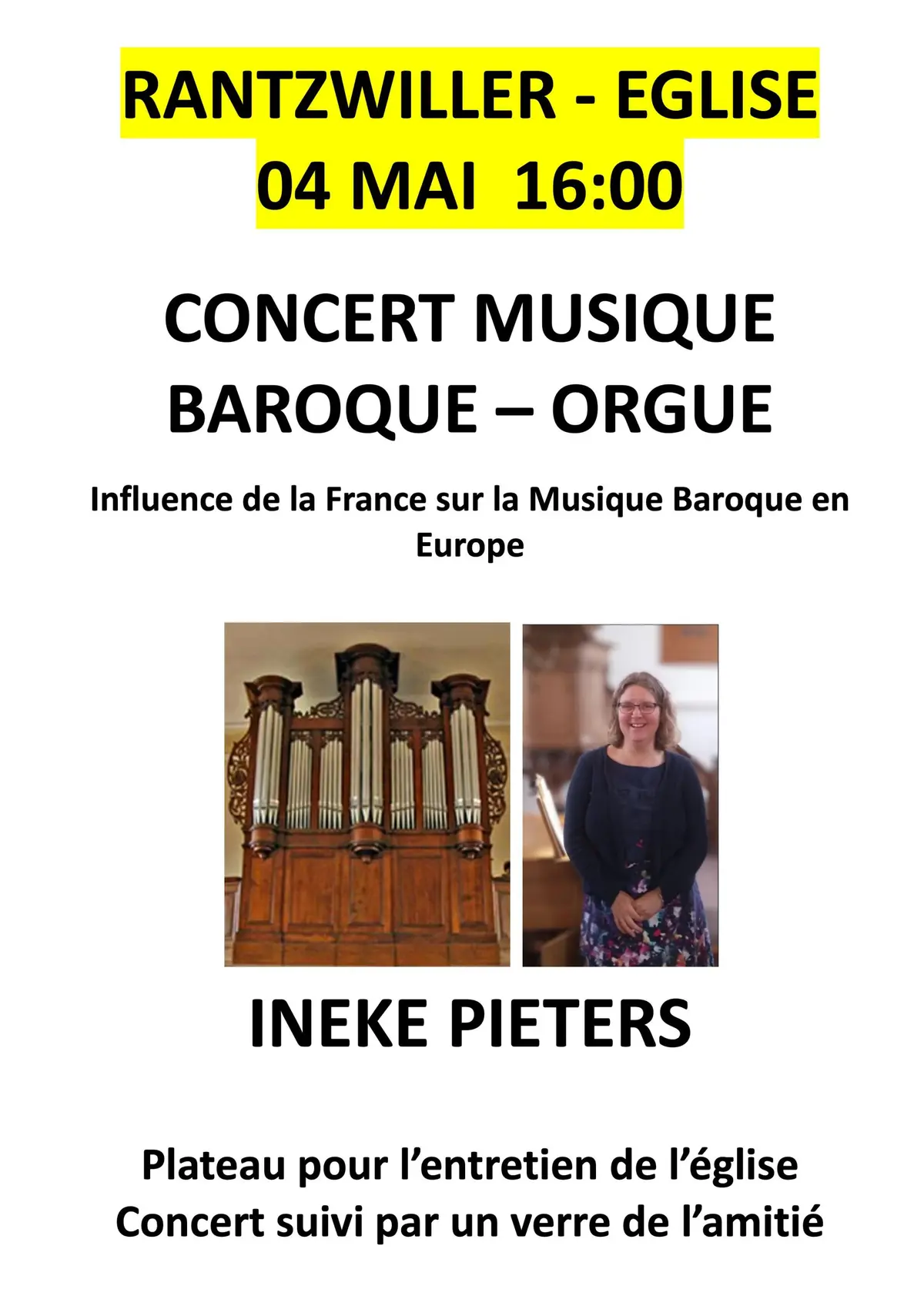 Concert Orgue - Musique Baroque