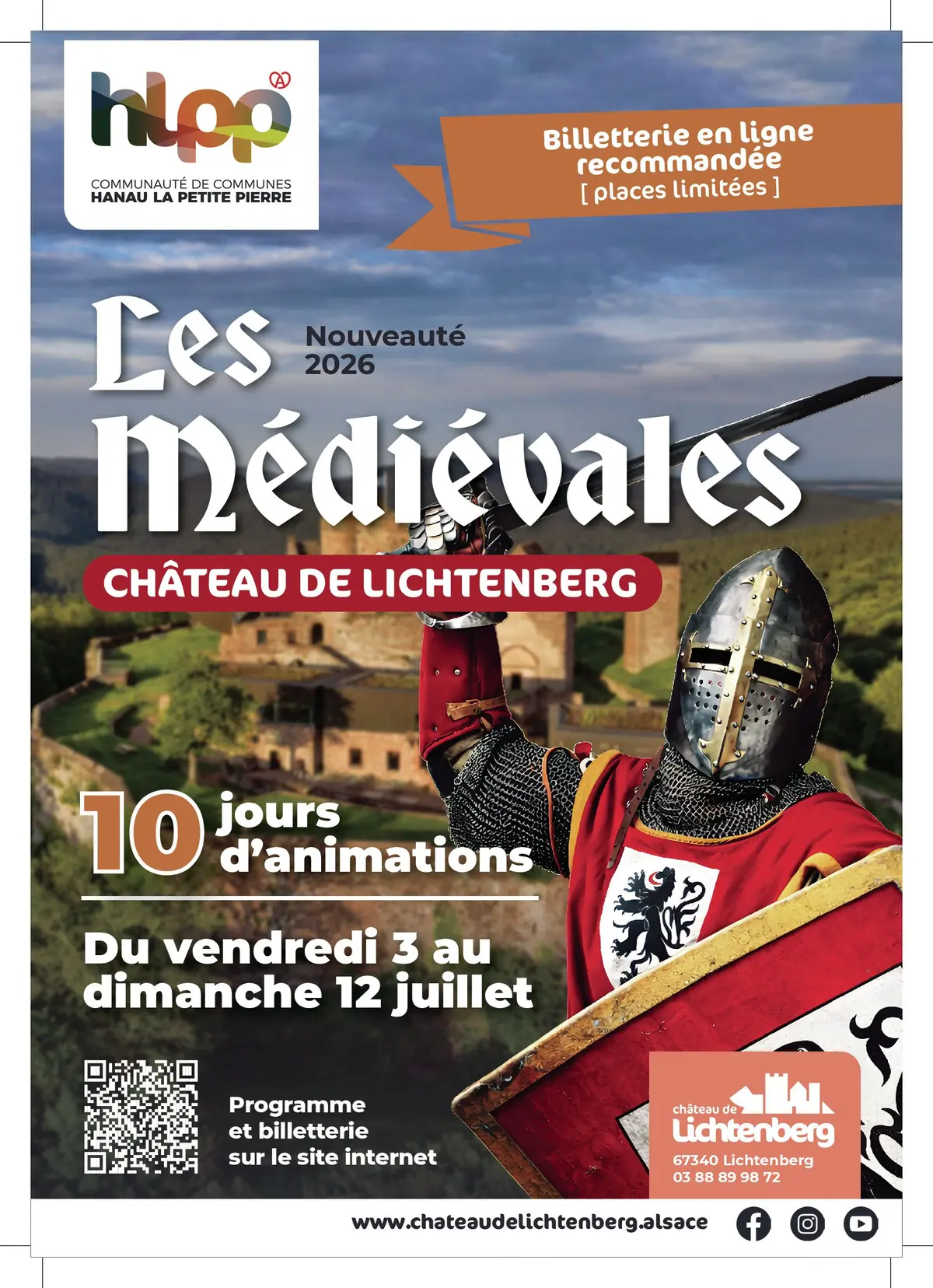 Les Médiévales au château de Lichtenberg : 10 jours d'animations immersives