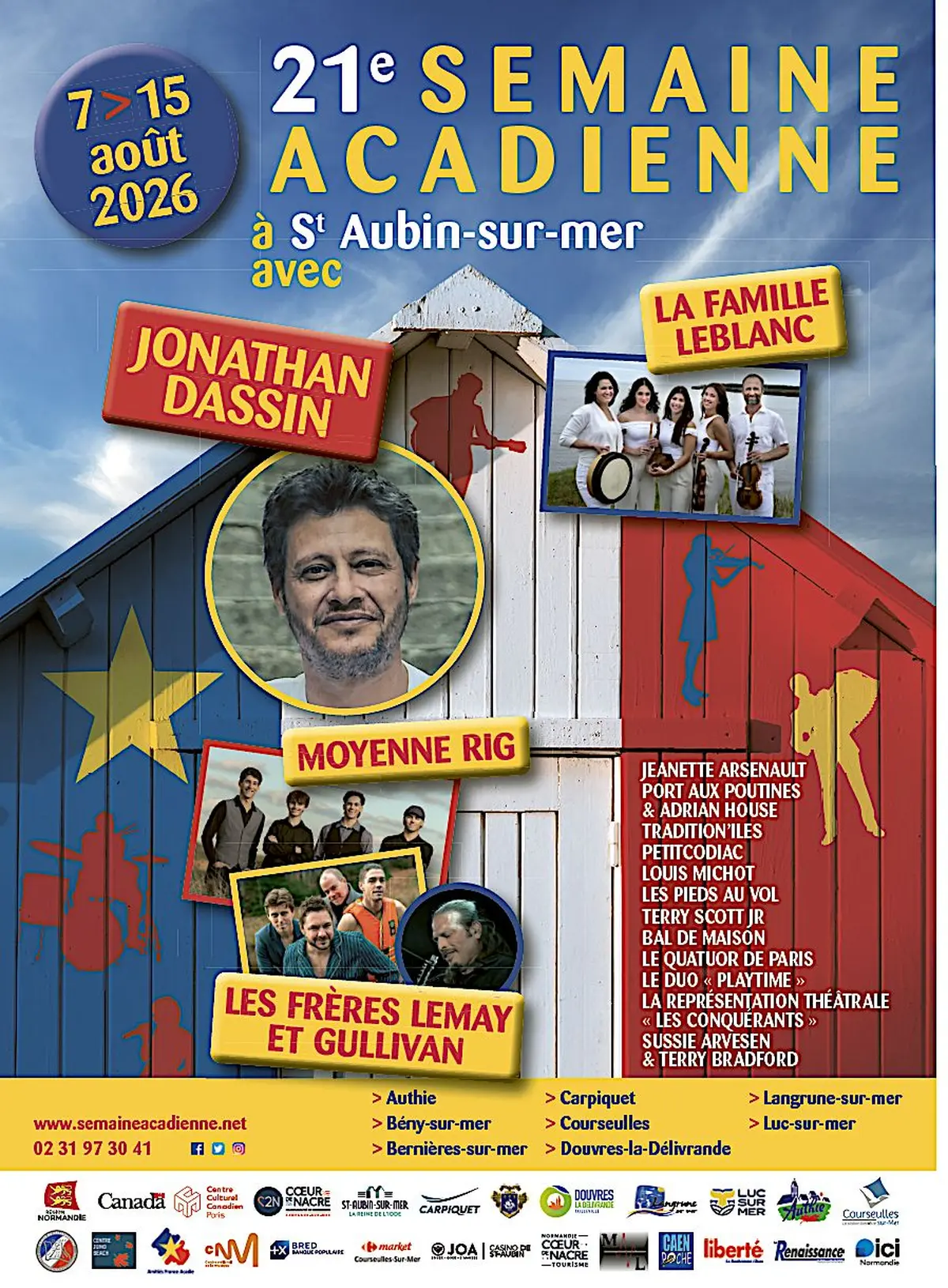 21e &eacute;dition du festival La semaine acadienne