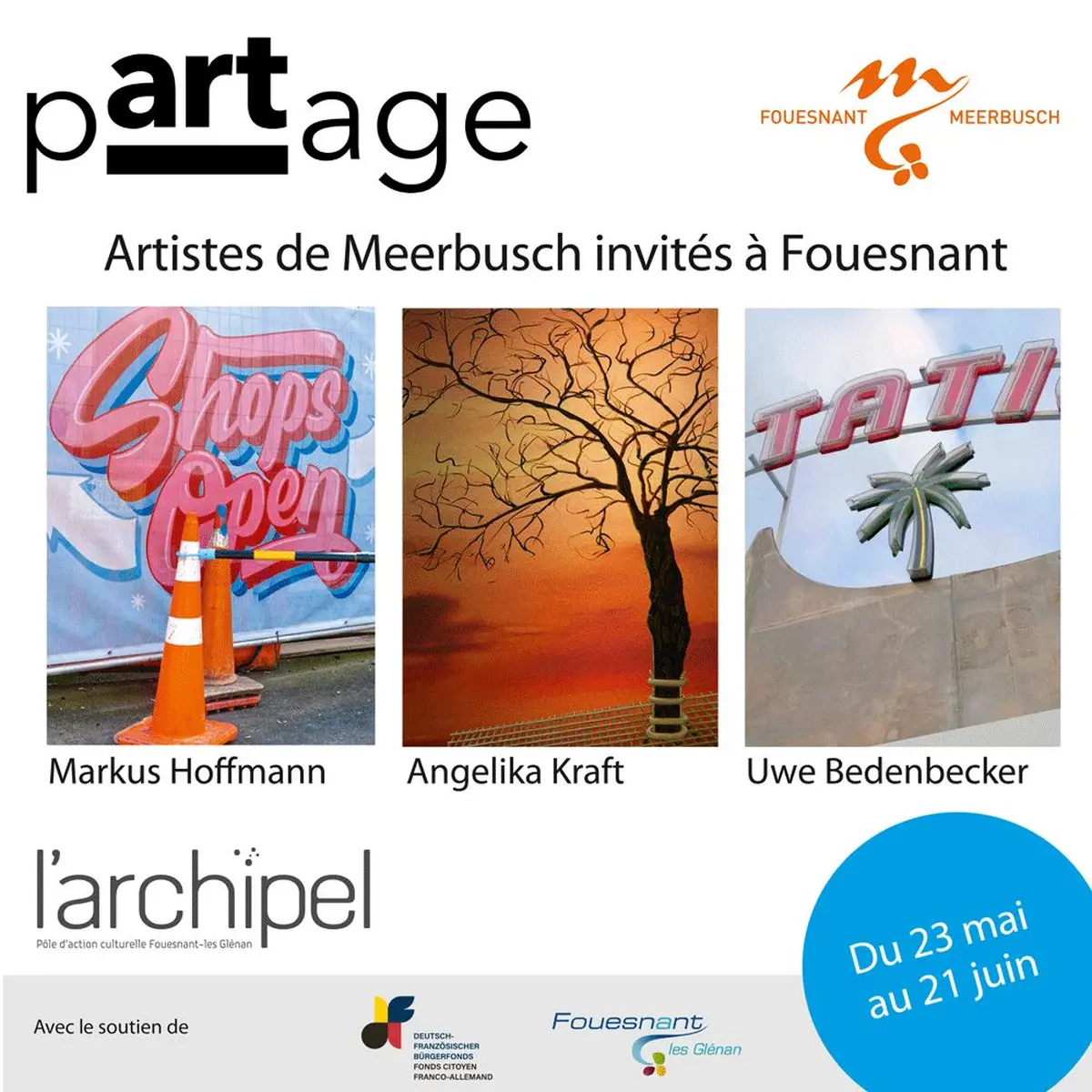 Exposition partage, artistes de Meerbusch invit&eacute;s &agrave; Fouesnant