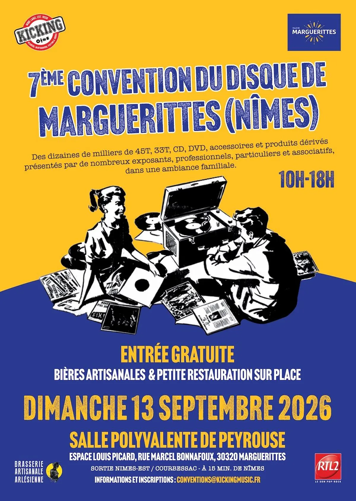 7&deg; Convention du disque de N&icirc;mes-Marguerittes