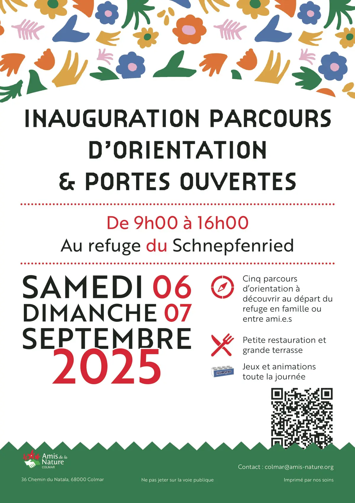 Balade sur le parcours d'orientation des Amis de la Nature au Schnepfenried