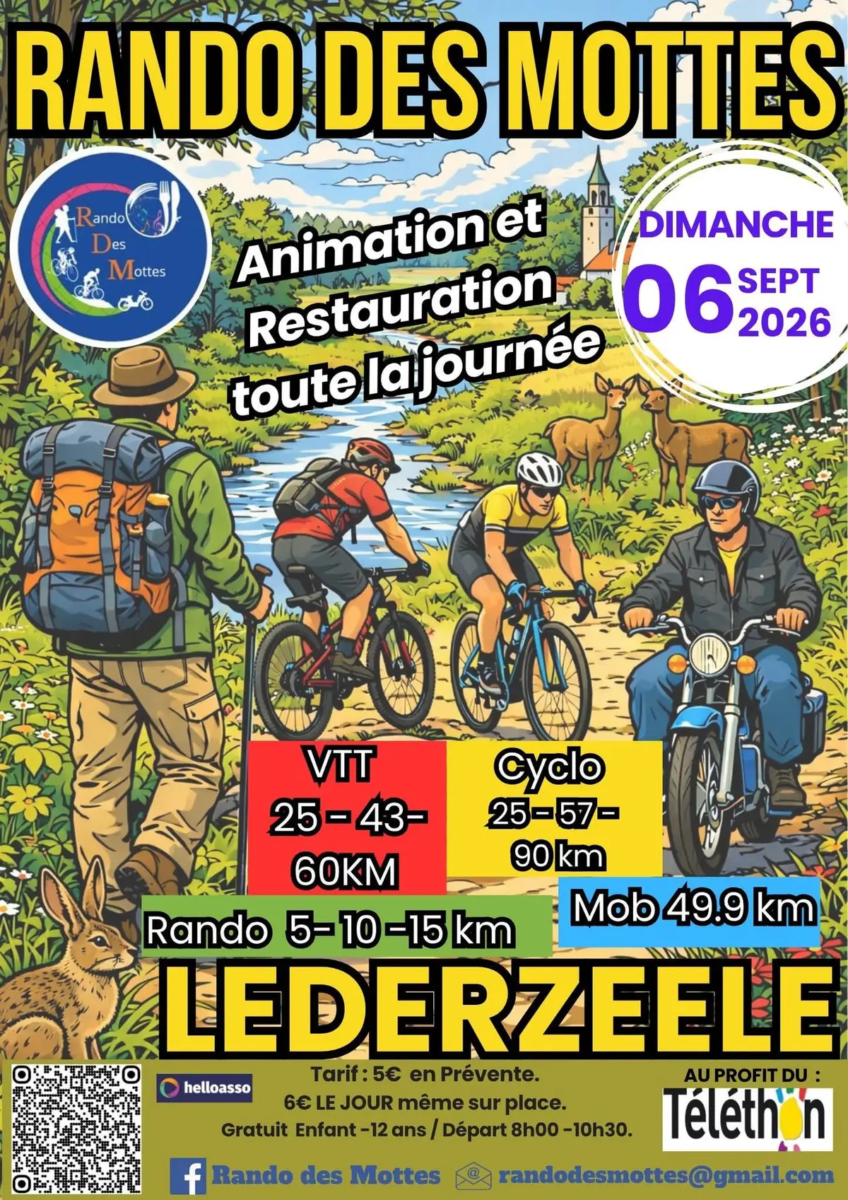 Rando des mottes Lederzeele 
