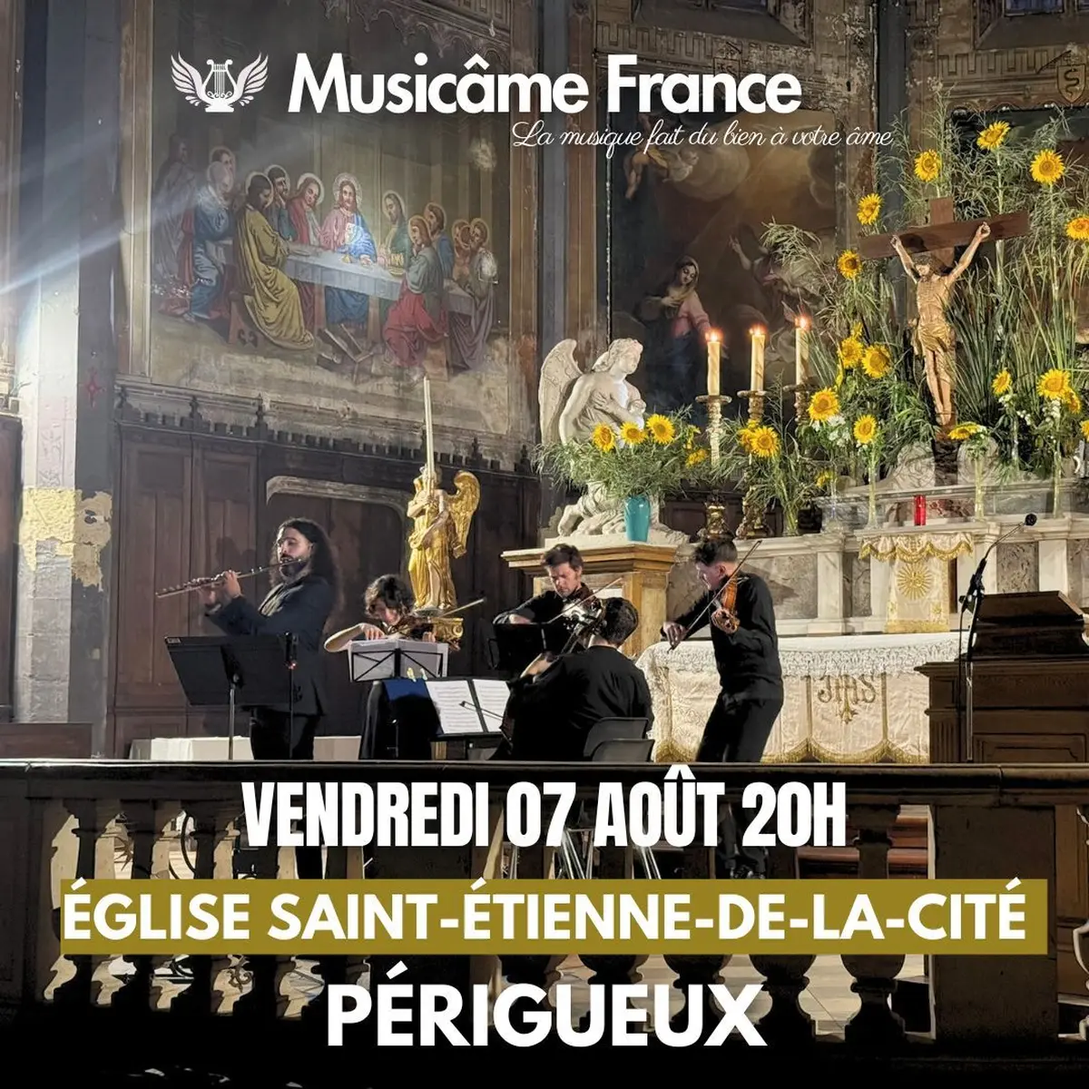 Concert &agrave; P&eacute;rigueux : Ravel, Debussy, Kreisler, Cantemir, Mozart, Bach,