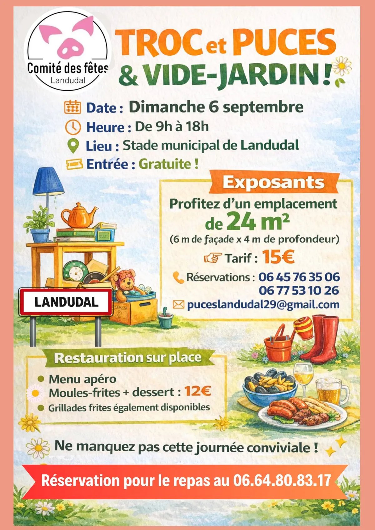 troc et puces ET vide jardin