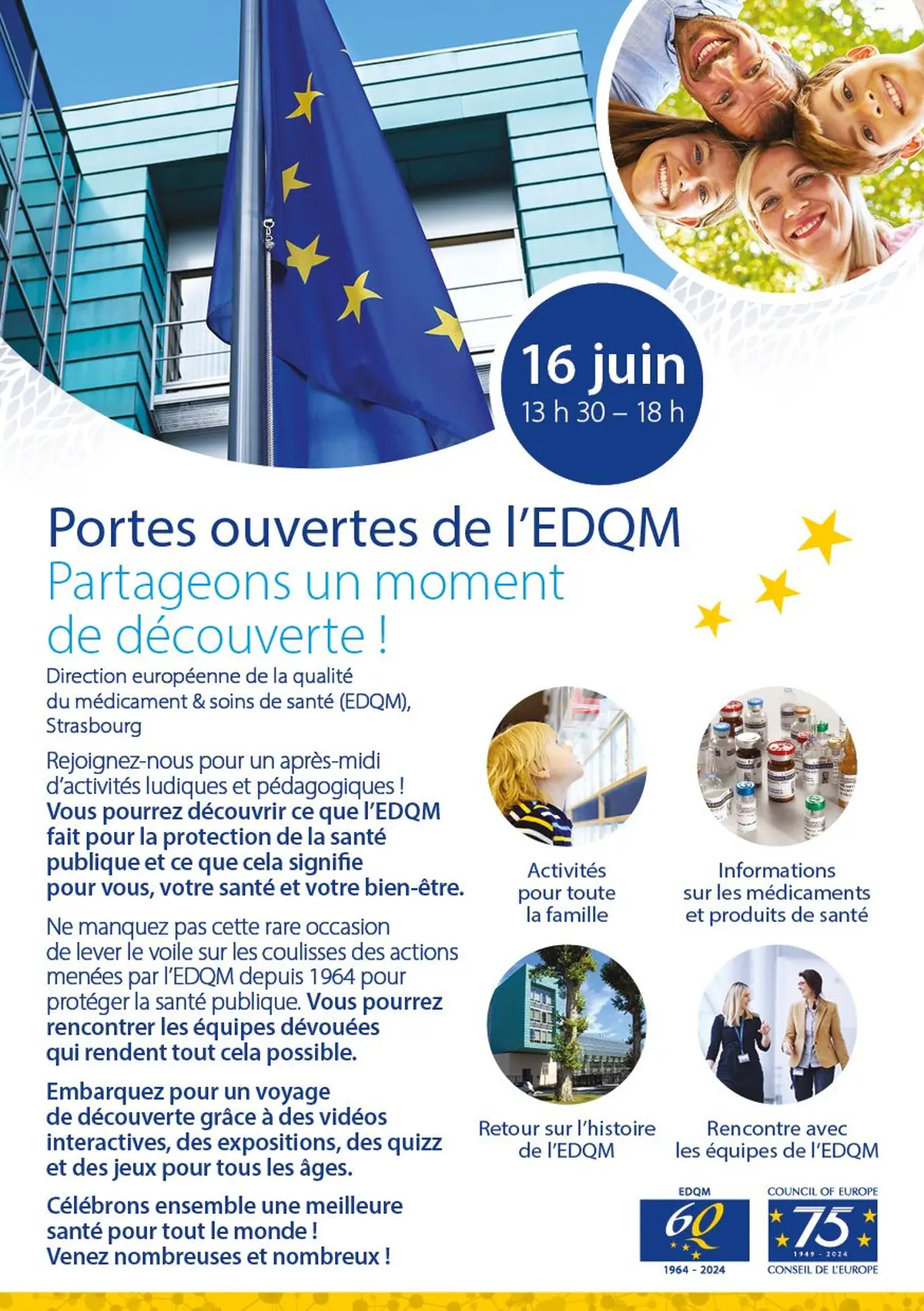 Portes ouvertes - Direction Européenne de la qualité du médicament (EDQM)