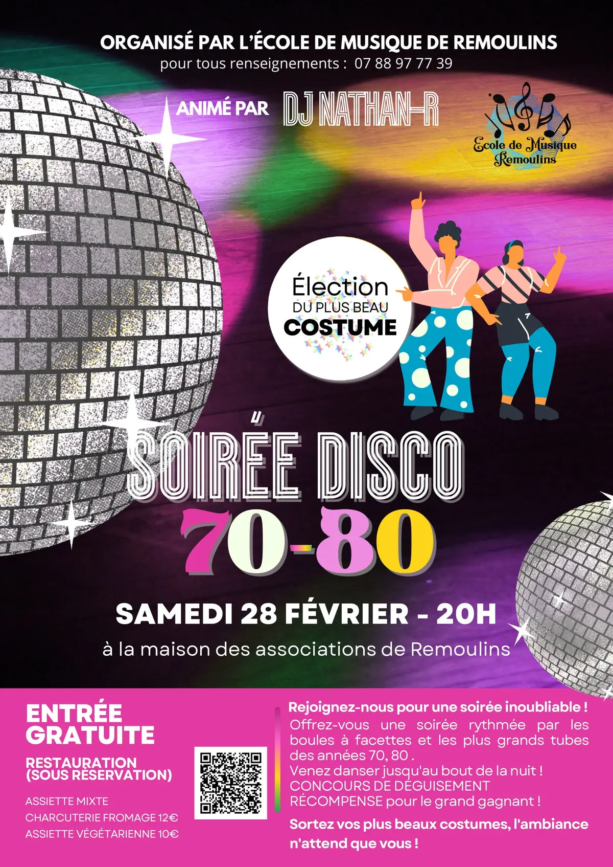 Retour dans le pass&eacute; soir&eacute;e DISCO