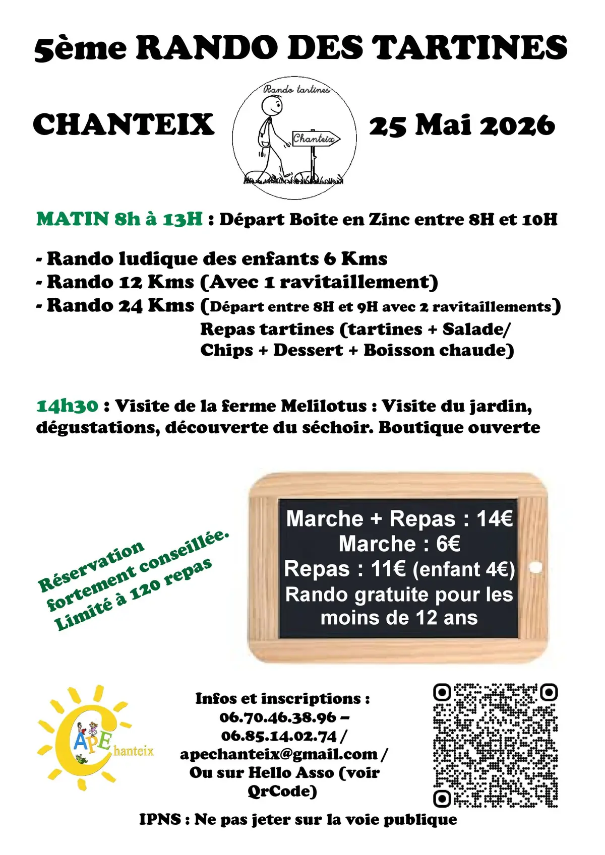 5&egrave;me Rando des tartines
