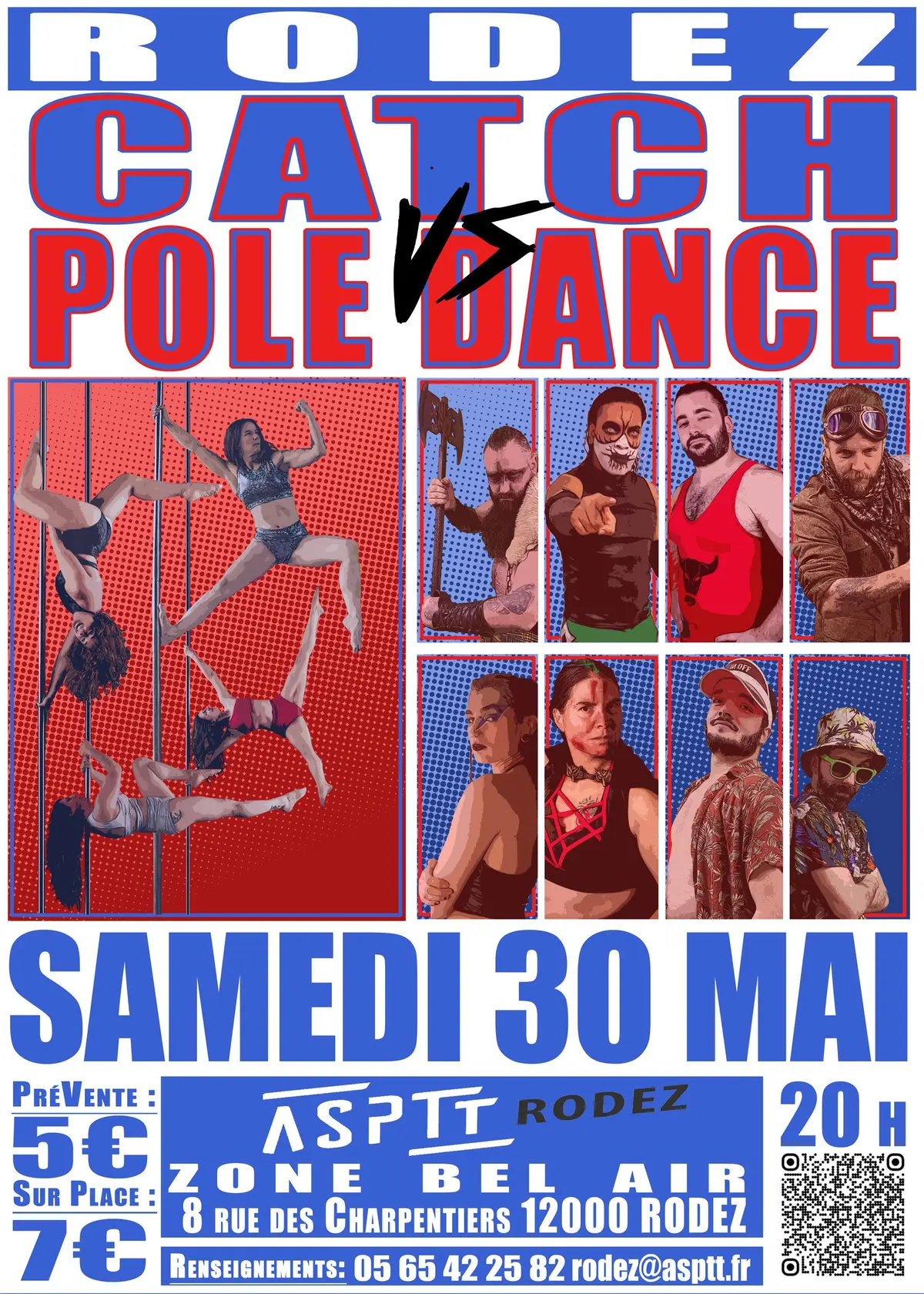 Show de Catch vs Pole Dance