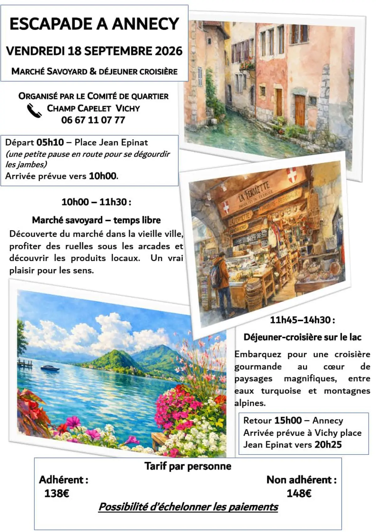 Escapade &agrave; Annecy