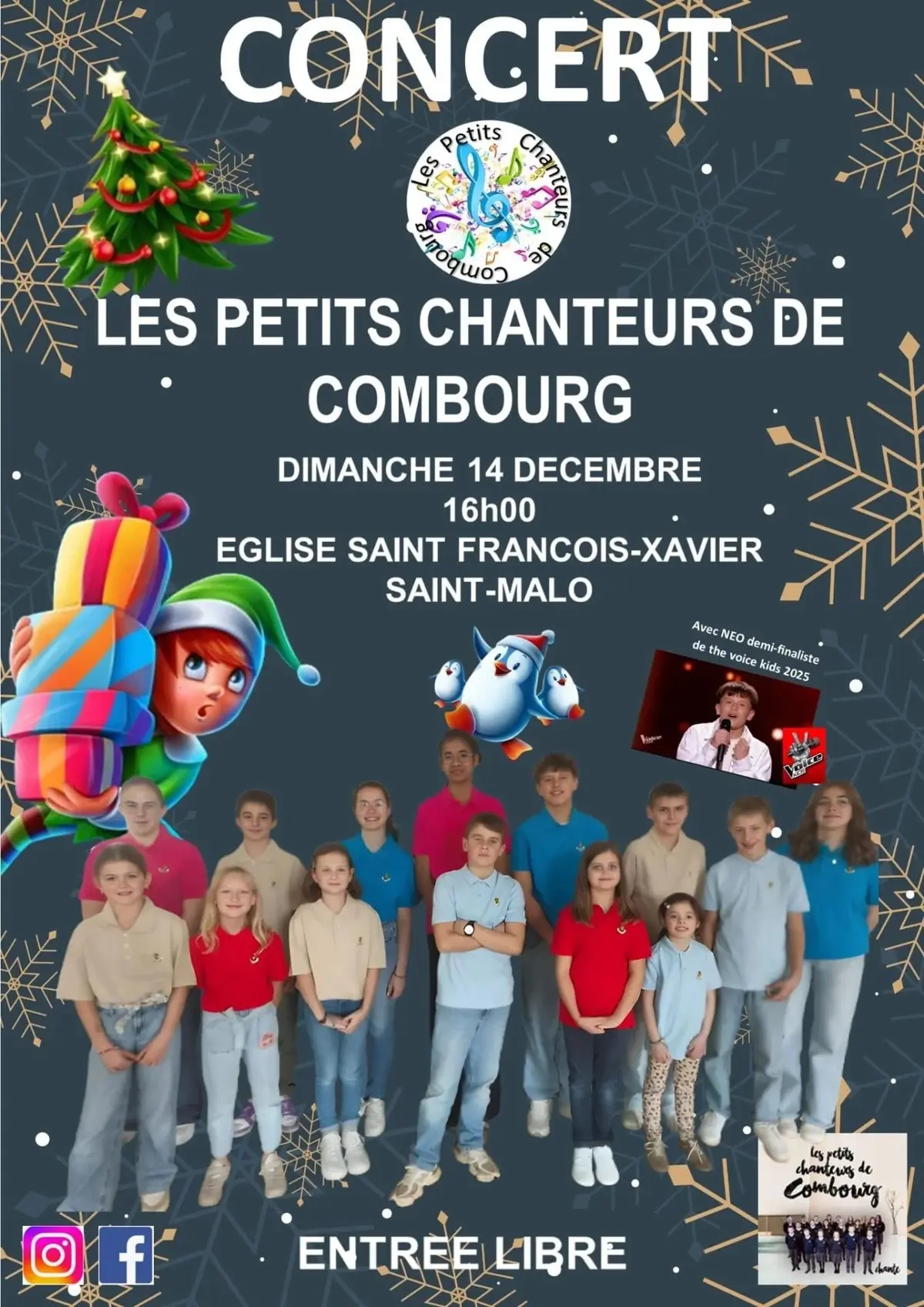 Concert des petits chanteurs de Combourg