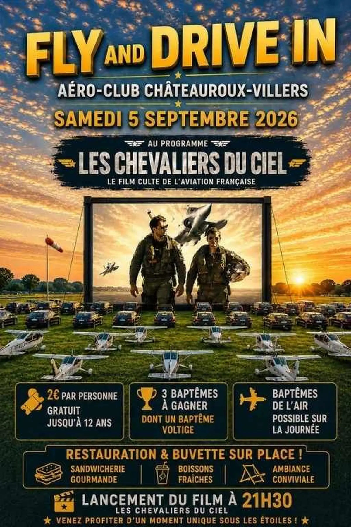 S&eacute;ance de cin&eacute;ma en plein air