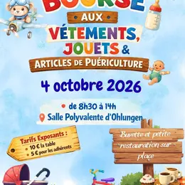 Bourse aux vêtements et articles de puériculture 