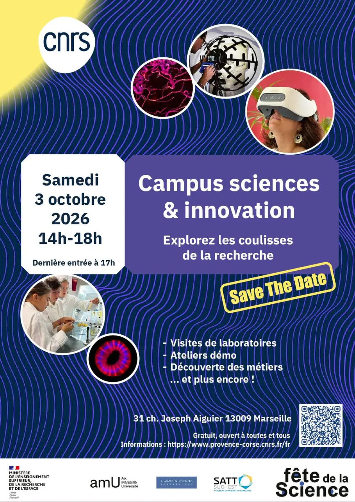 CNRS - Campus sciences & innovation 2026
