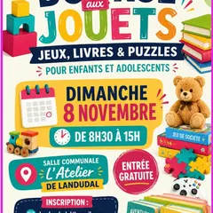 Bourse aux jouets, jeux, livres enfants et adolescents