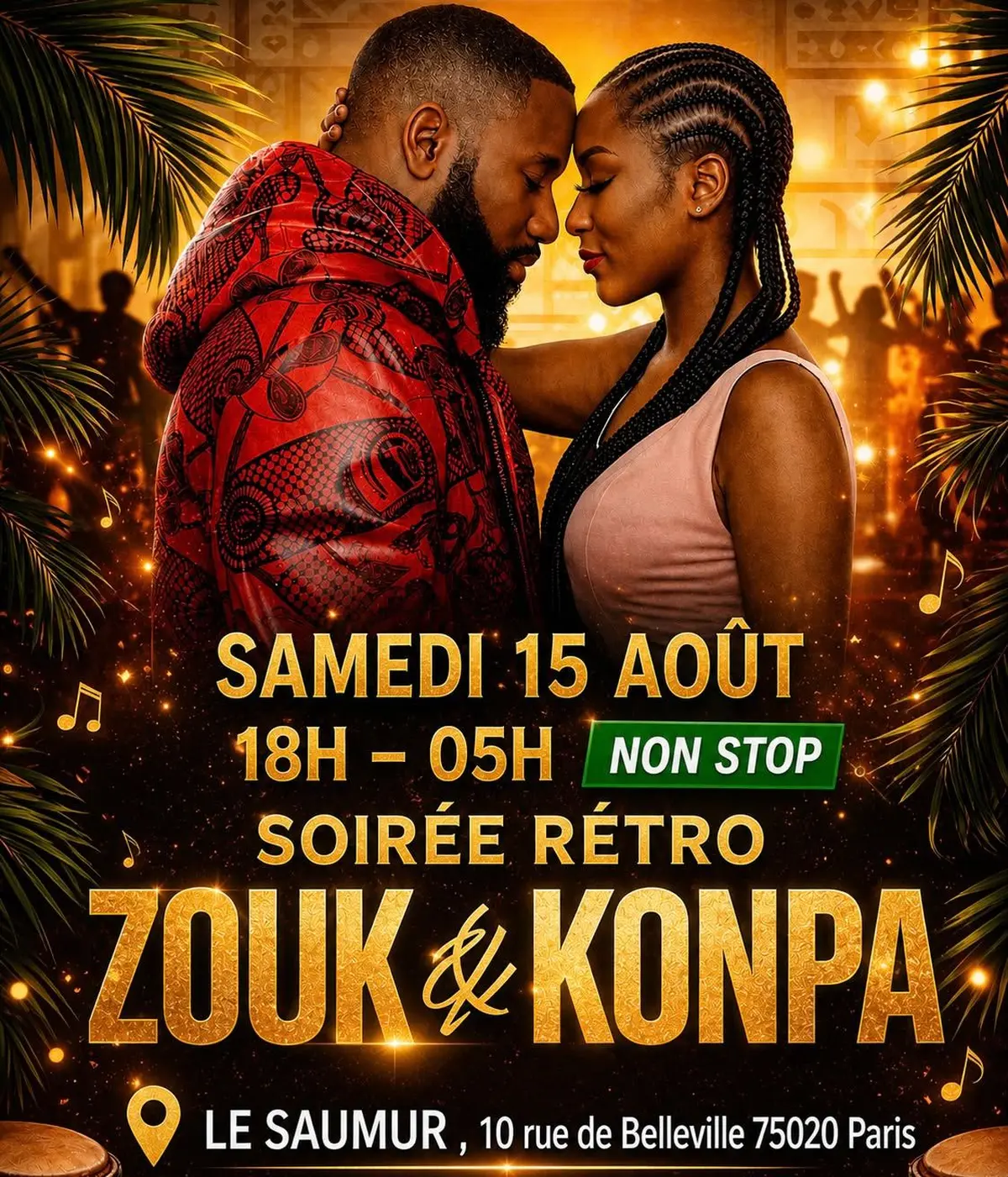 Bal et soirée ZOUK & KOMPA 