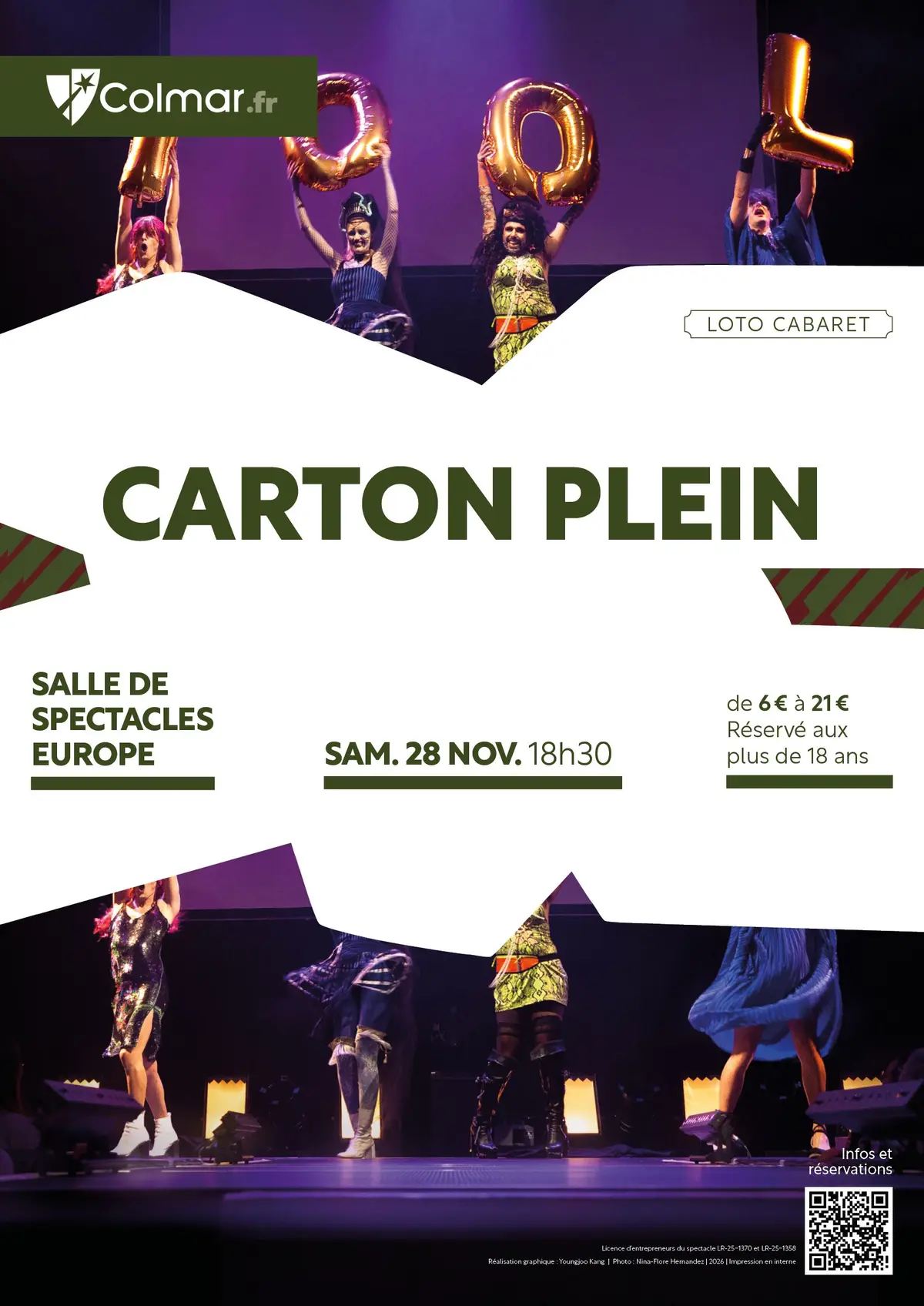Carton plein : spectacle de loto burlesque et cabaret à Colmar