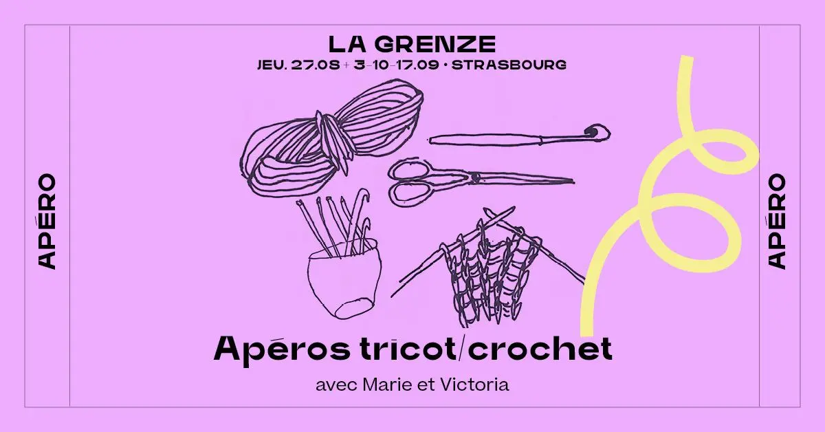 Apéro tricot et crochet à La Grenze