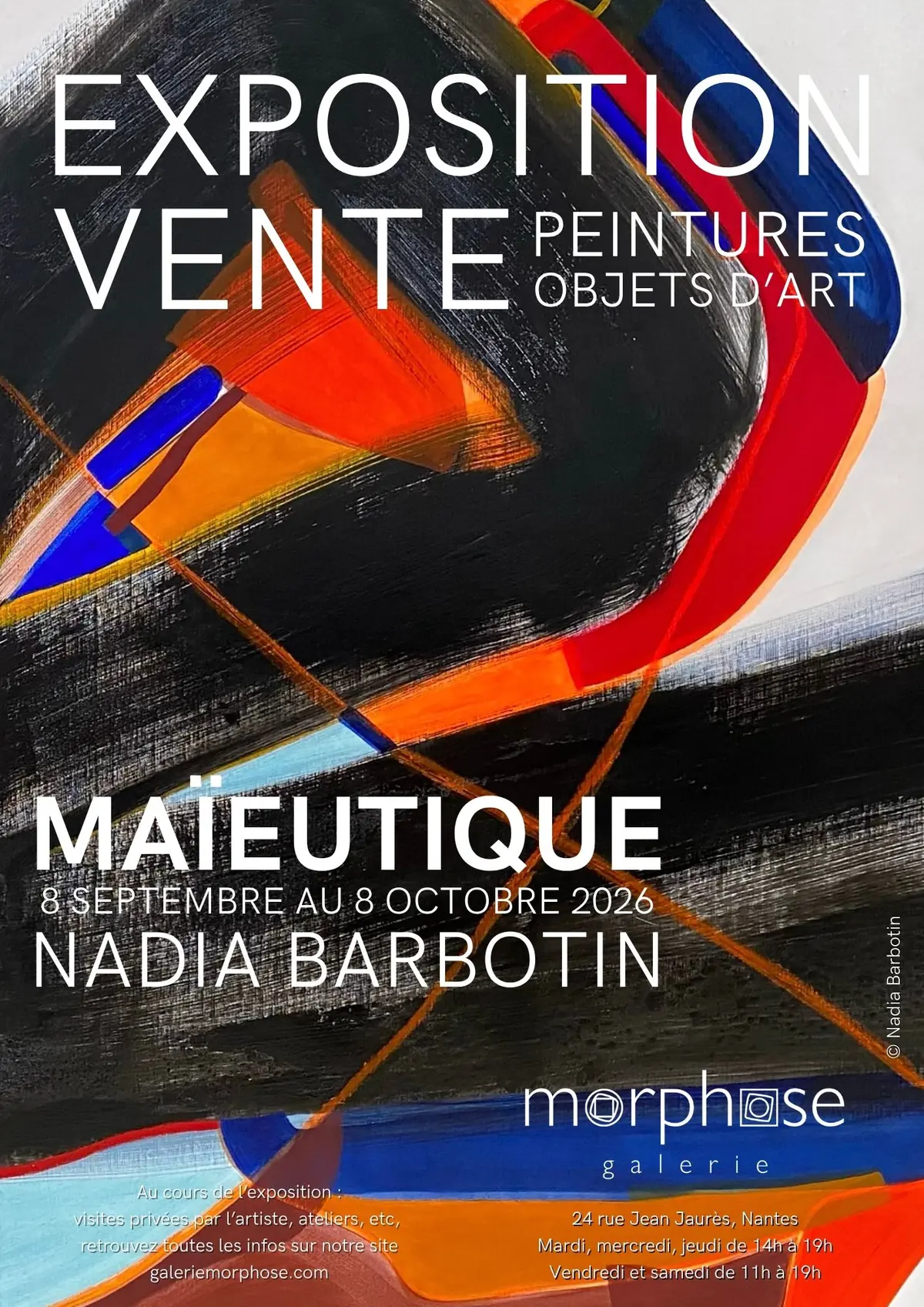 Exposition de peintures et objets d'art | Maïeutique | Nadia Barbotin