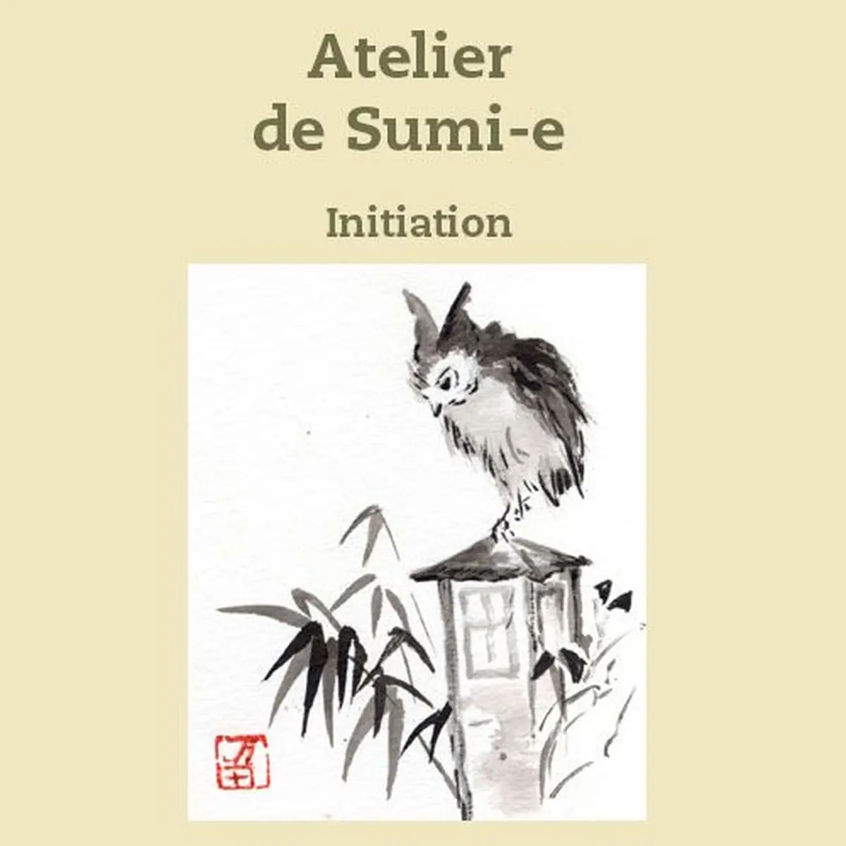 Sumi-e en initiation 1 séance