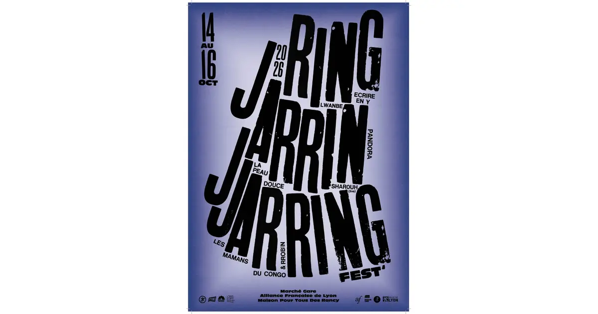 Jarring Fest' 2026 - 3 jours, 3 lieux du 14 au 16 octobre