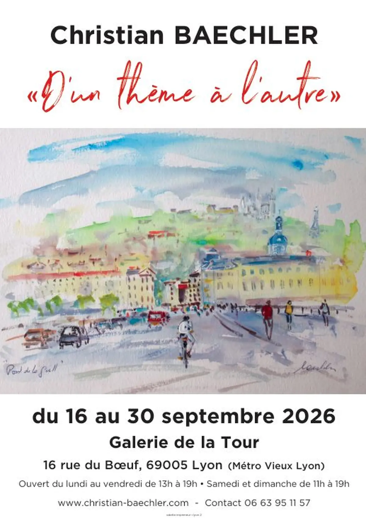 Exposition de peintures D'un thème à l'autre
