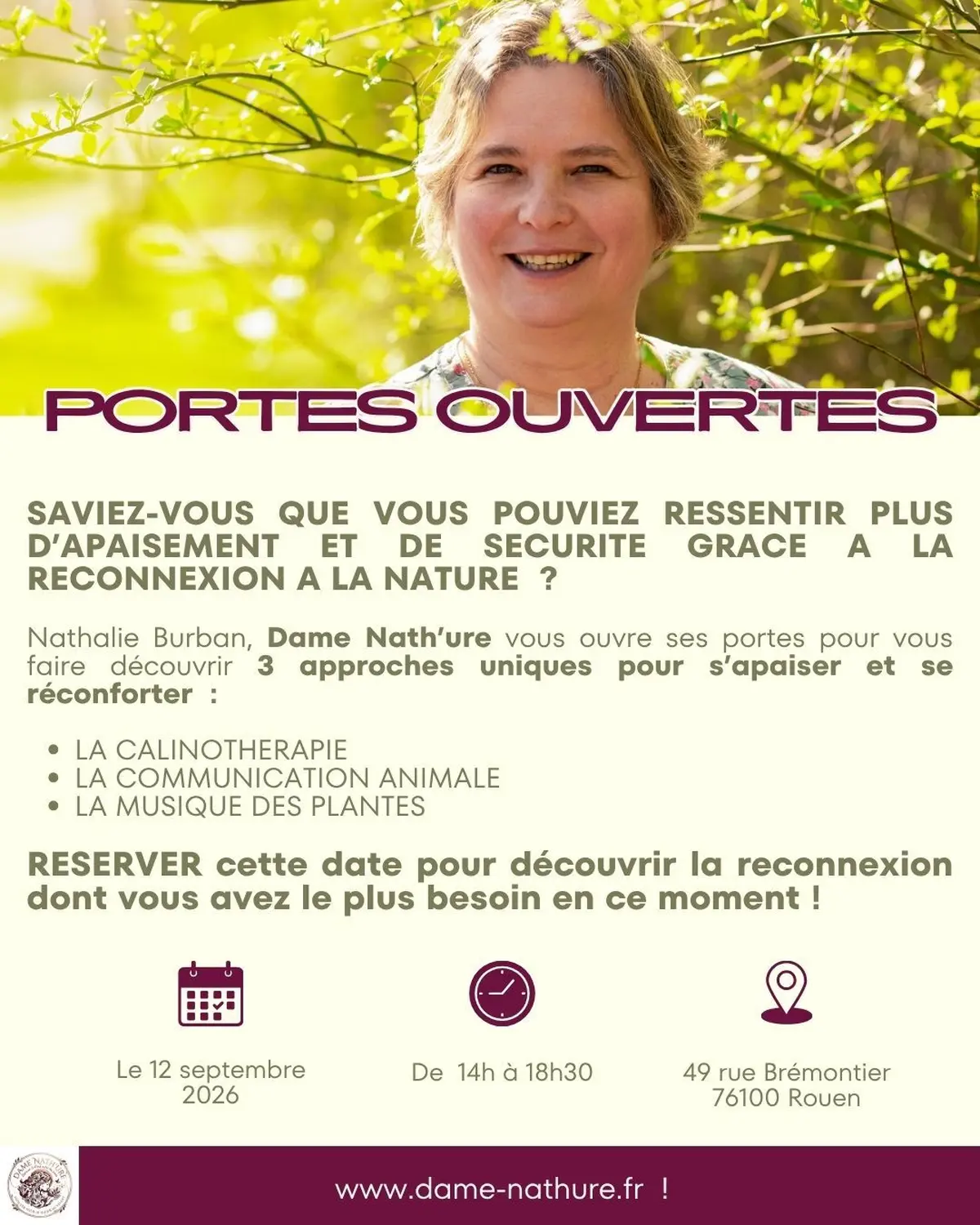 Portes Ouvertes Dame Nath'ure