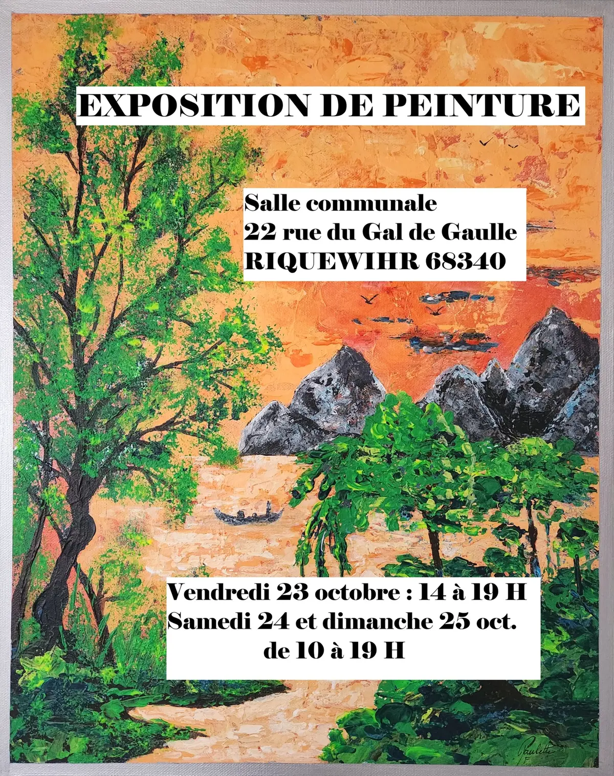 Exposition de peinture
