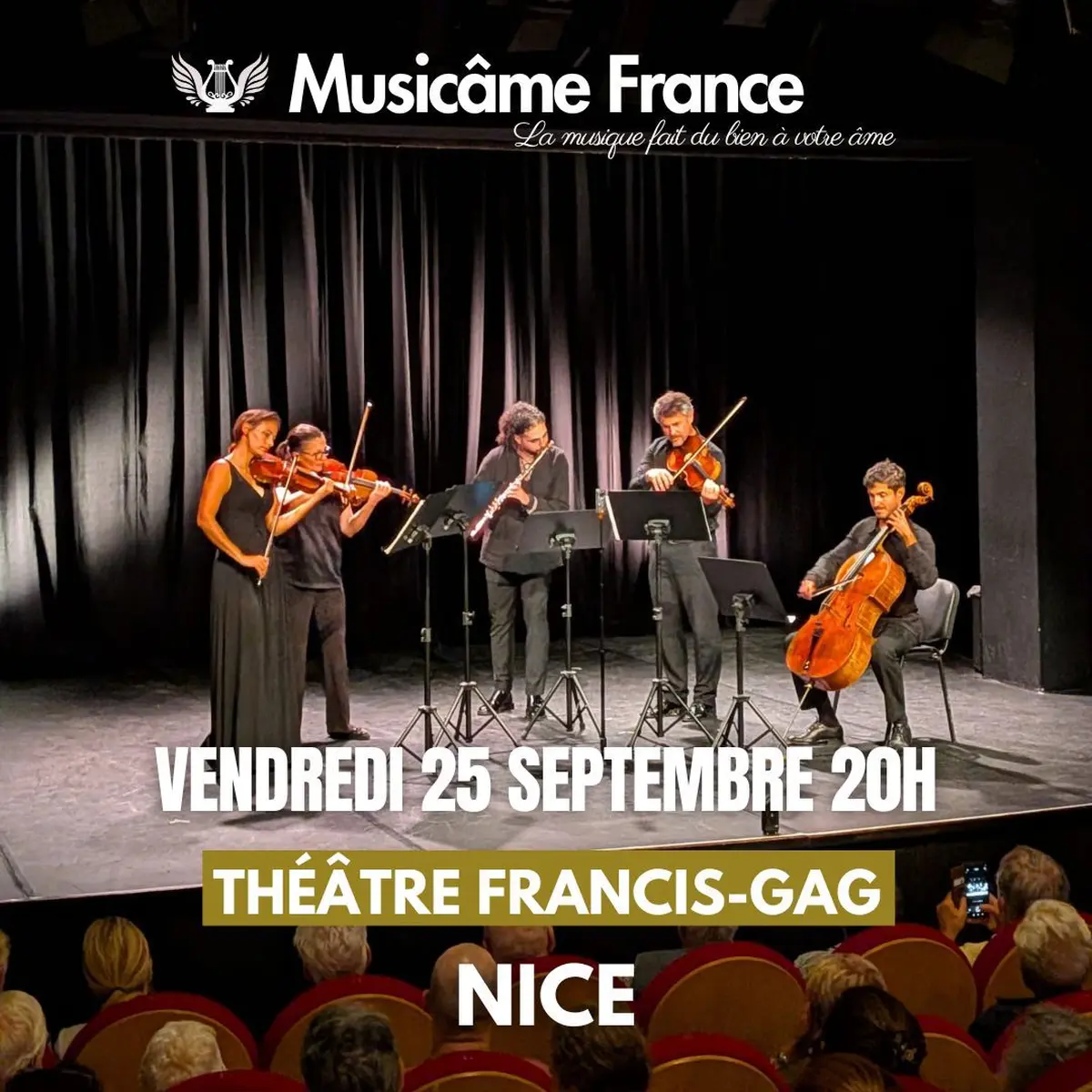 Concert à Nice : Ravel, Debussy, Cantemir, Mozart, Wieniawski, Bach, Doppler