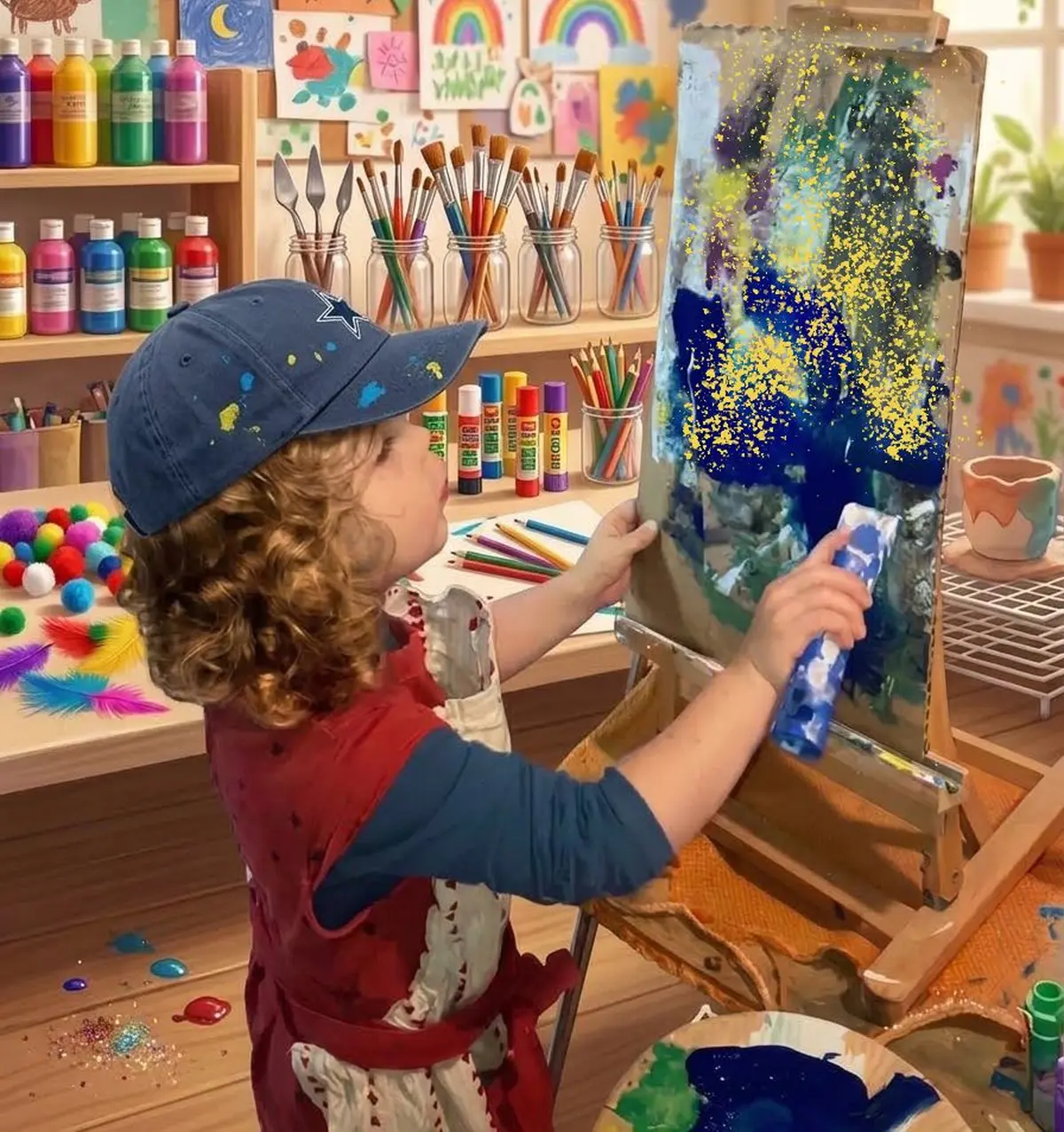 Activité art plastique enfant