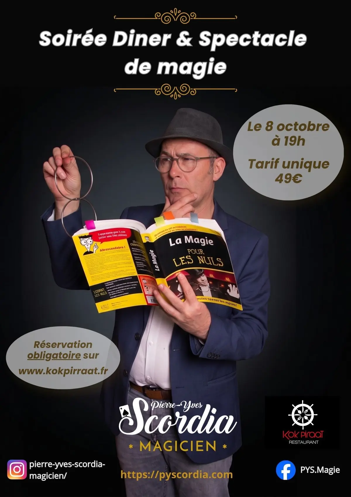 Diner & Spectacle de magie 
