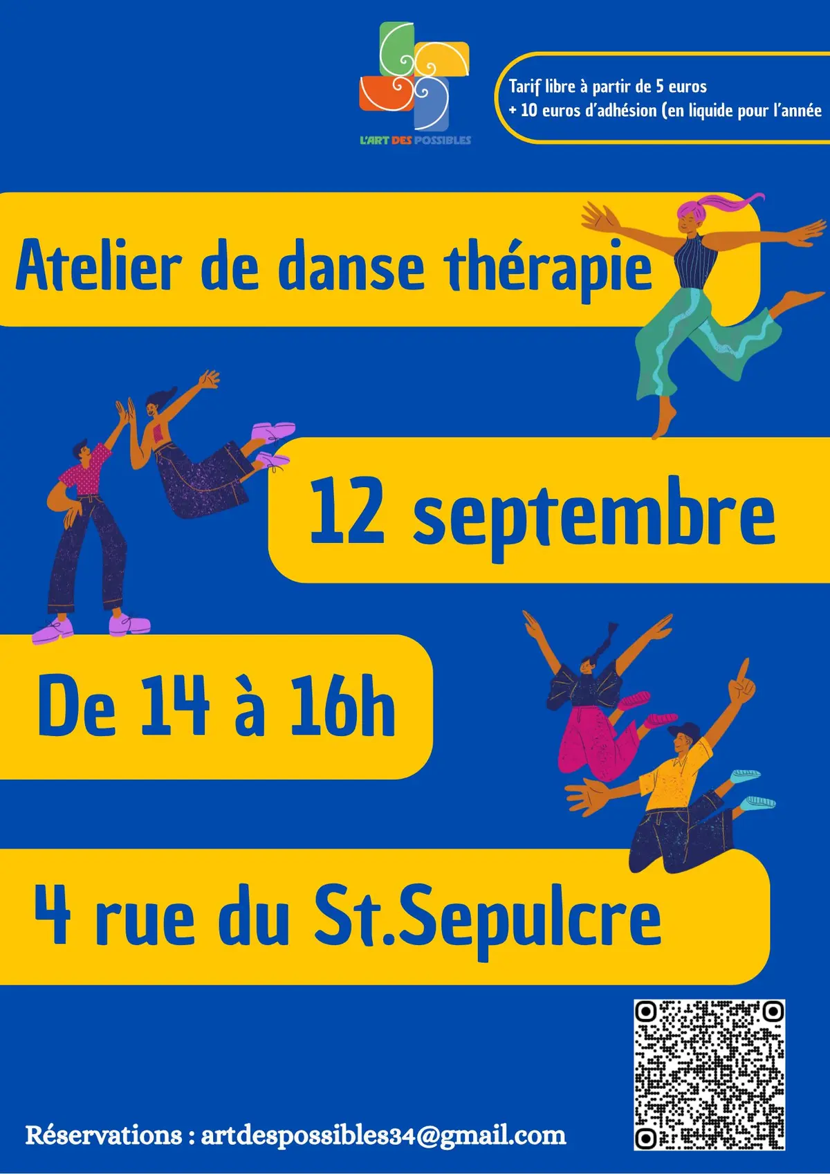 Atelier de danse thérapie