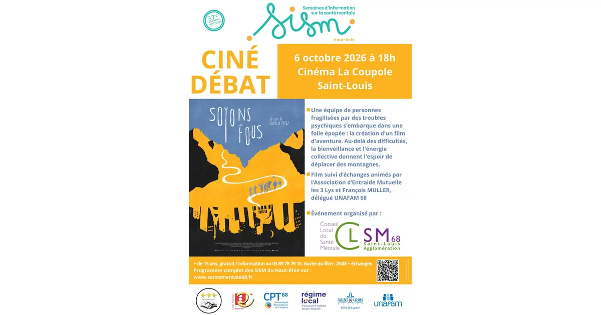 Ciné-débat "Soyons fous"