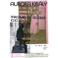 Vernissage de l'exposition Aurora Király. Parcours de regards