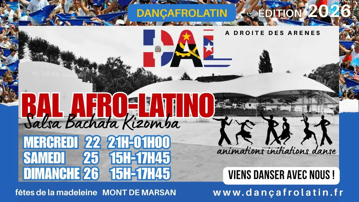 Bal afro latino Salsa bachata kizomba