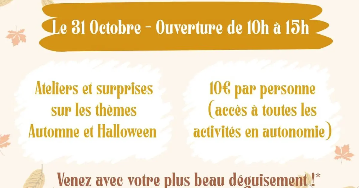 Fête de l'automne et Halloween
