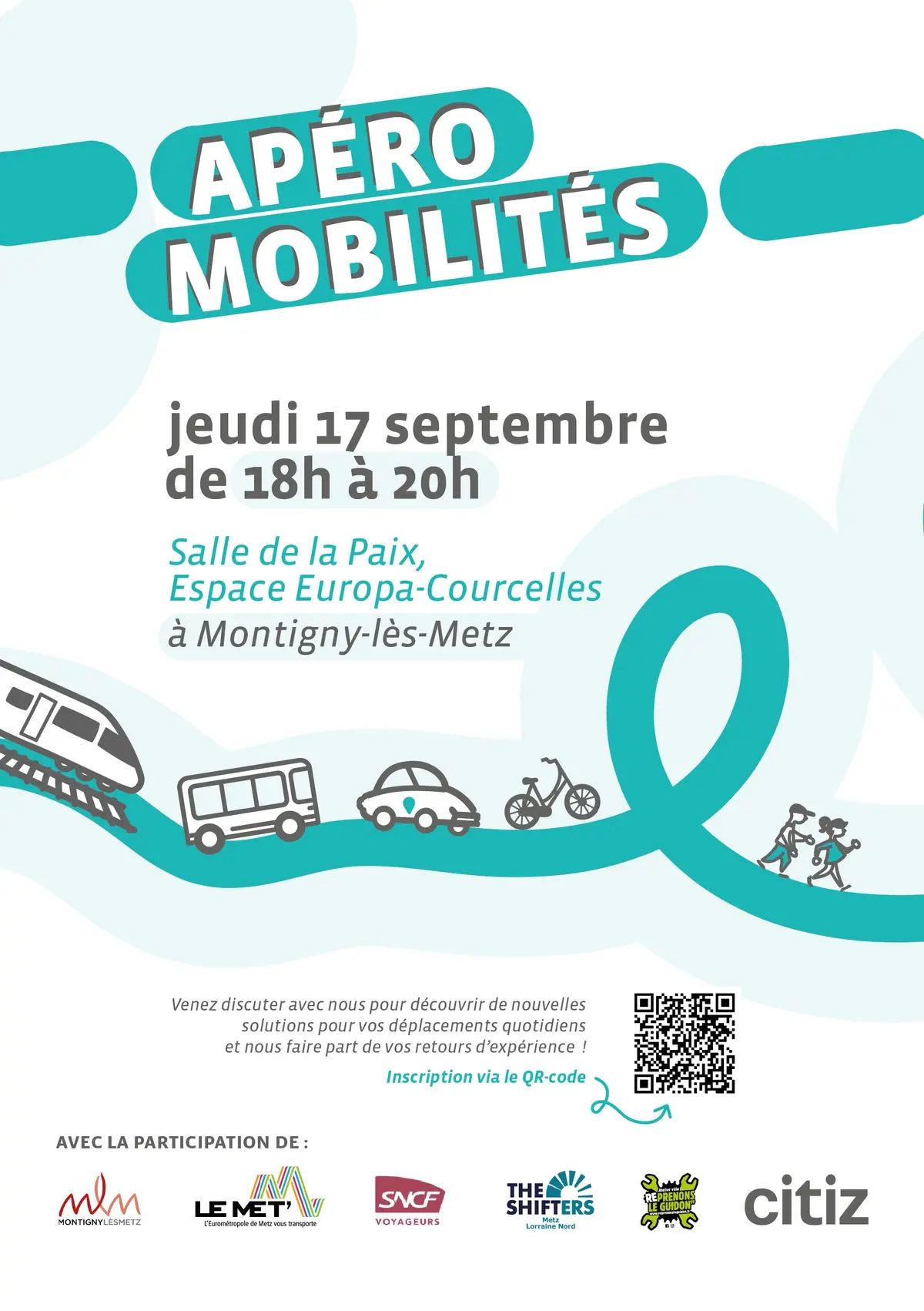 Apéro Mobilités à Montigny-lès-Metz