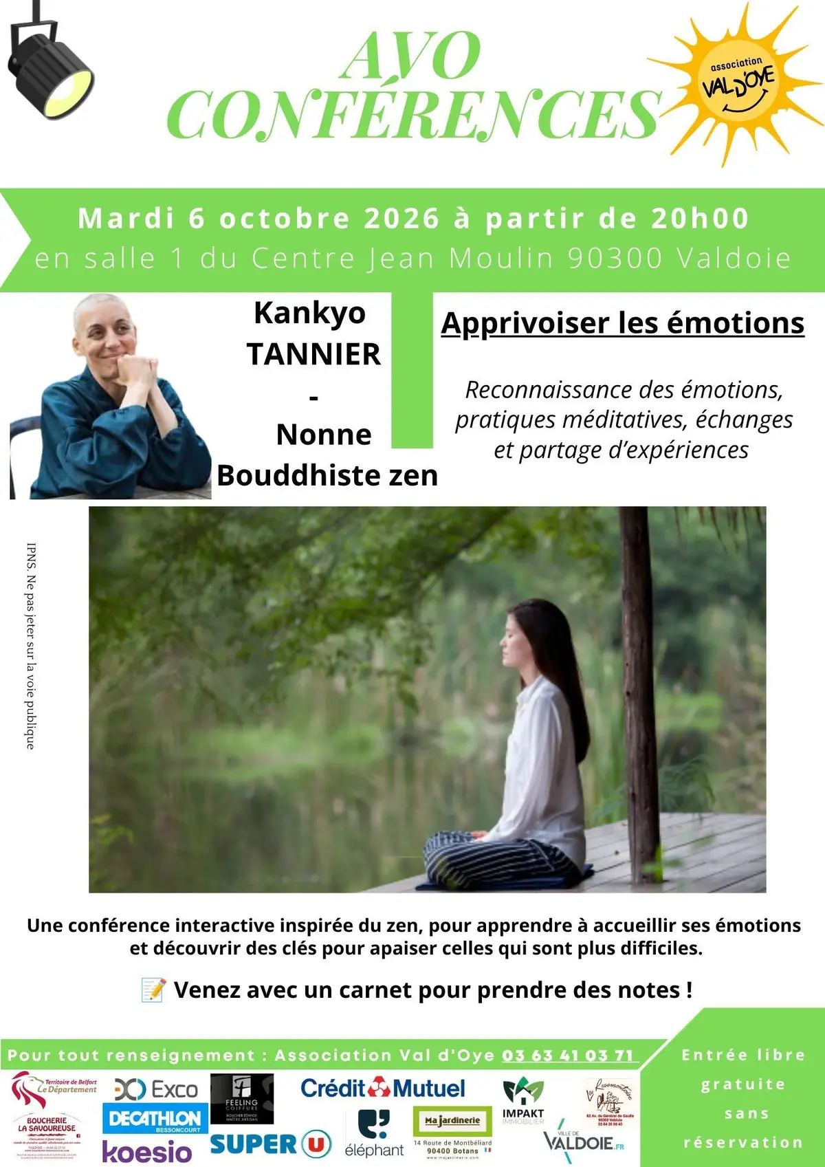Conférence Apprivoiser les émotions