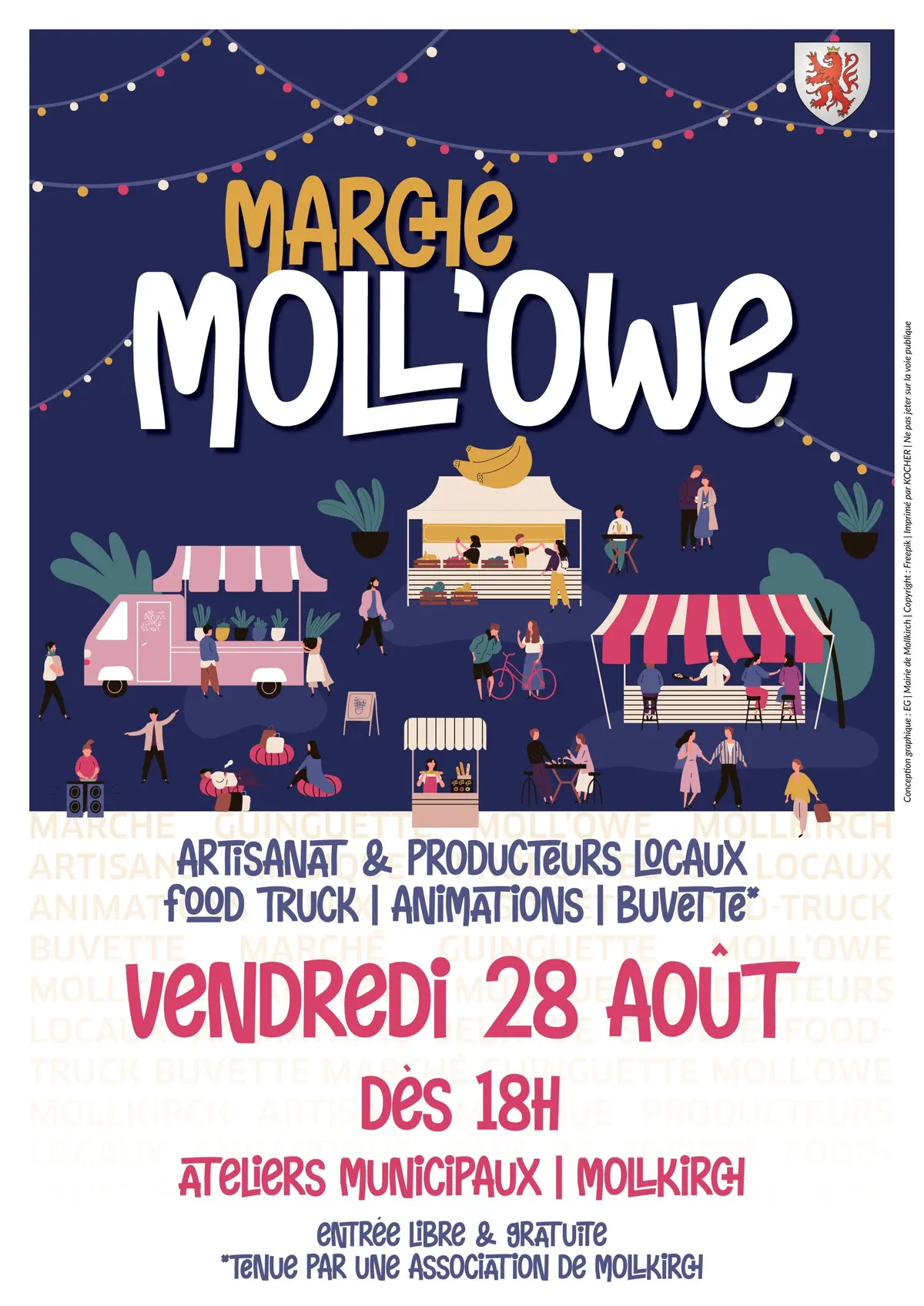 Moll'Owe, le marché guinguette de Mollkirch