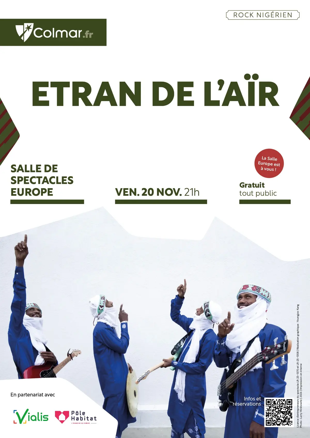 Etran de l'Aïr en concert à la Salle Europe de Colmar