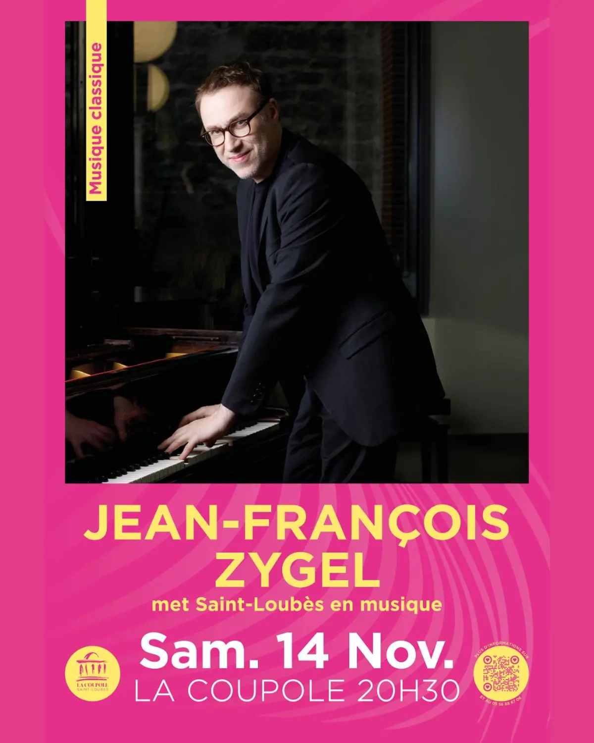 Jean-François Zygel met Saint-Loubès en musique