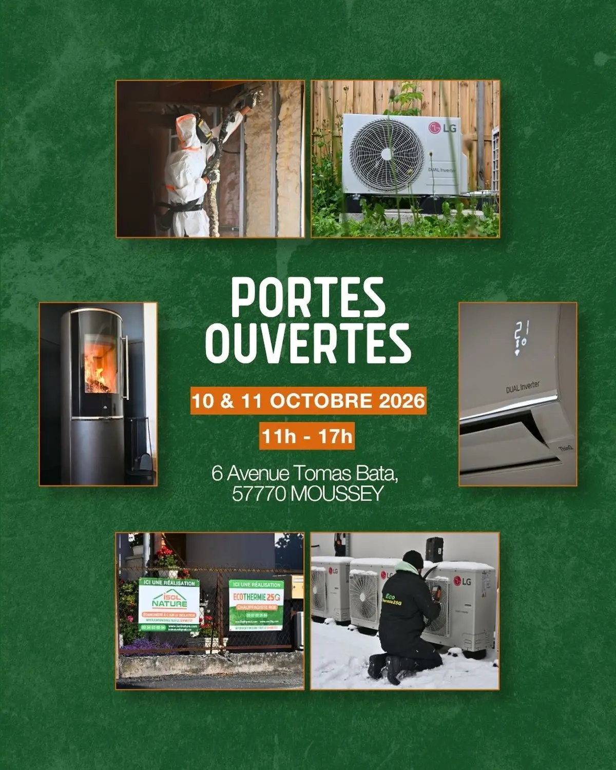 Portes Ouvertes - Solutions Innovantes en Chauffage et Isolation