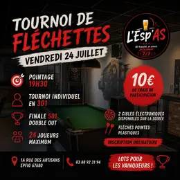 Tournoi de fléchettes