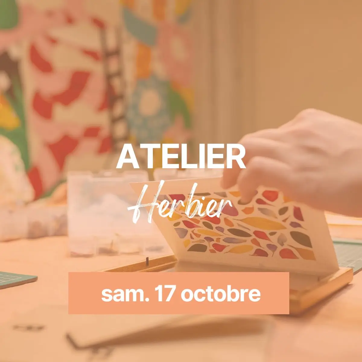 Atelier herbier fleuri