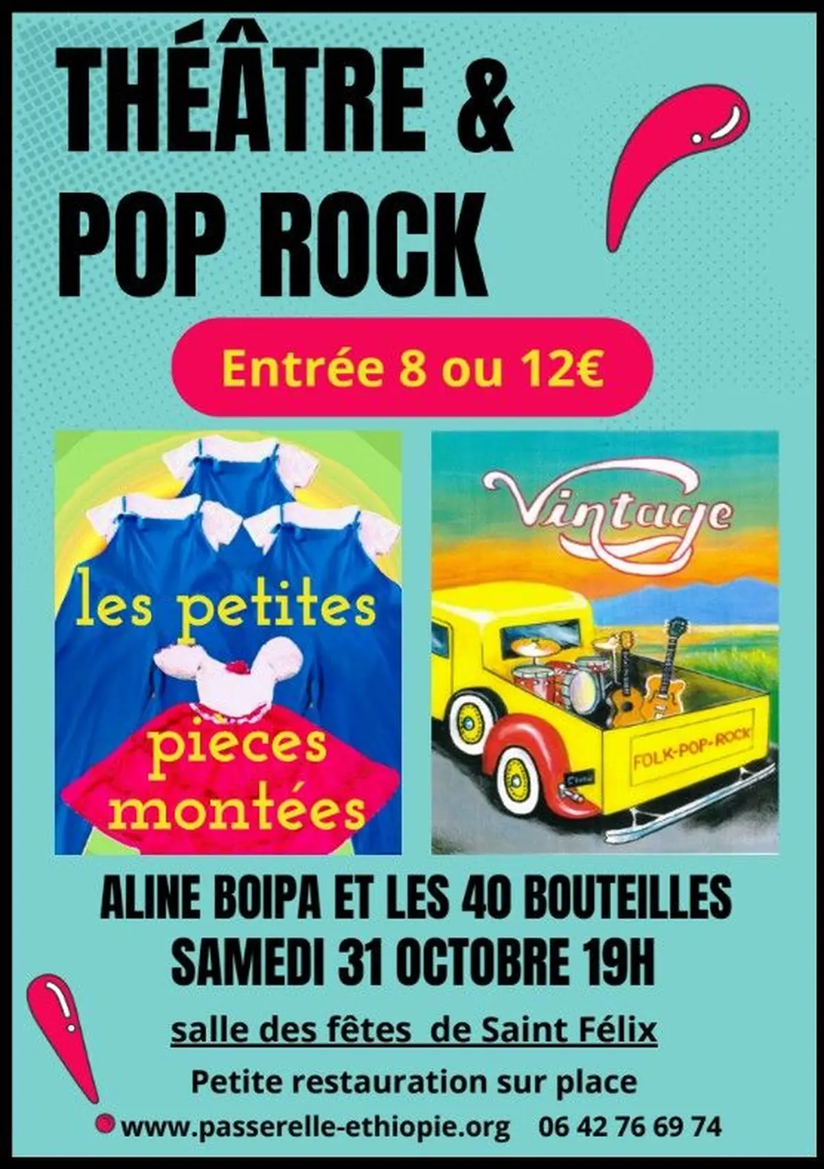 Soirée théâtre et concert