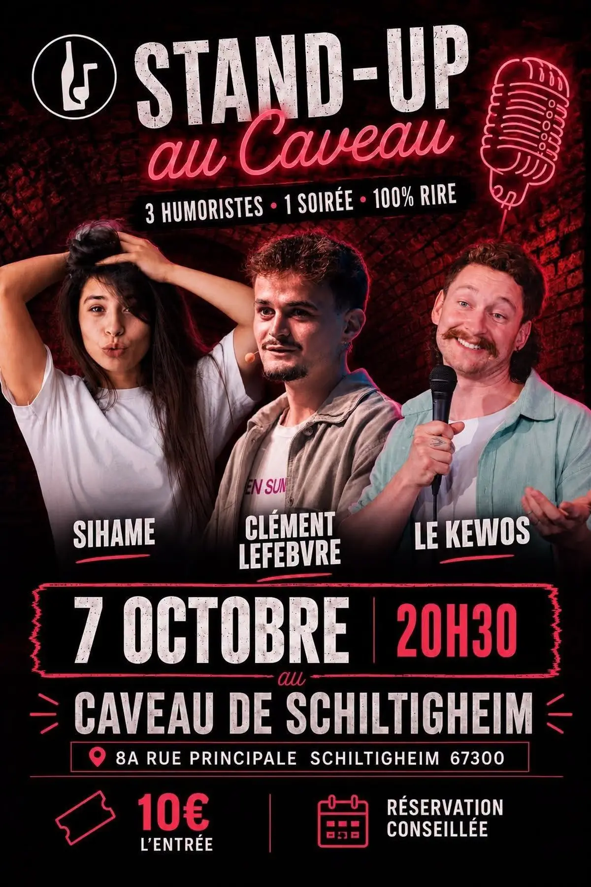 Soirée Stand-Up au Caveau de Schiltigheim