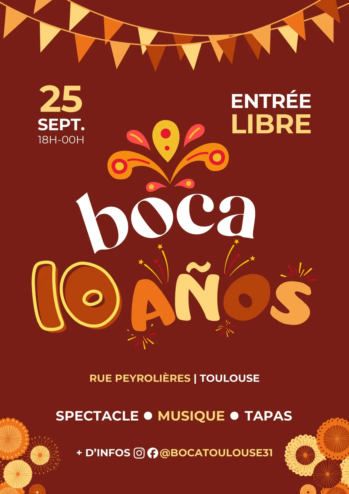 BOCA fête ses 10 ans ! Spectacle, DJ set, concert